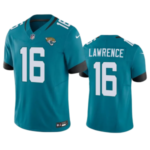 Men Jacksonville Jaguars #16 Trevor Lawrence Teal 2023 F.U.S.E Vapor Untouchable Limited Stitched Jersey