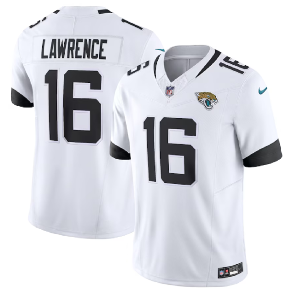 Men Jacksonville Jaguars #16 Trevor Lawrence White 2023 F.U.S.E Vapor Untouchable Limited Football Stitched Jersey