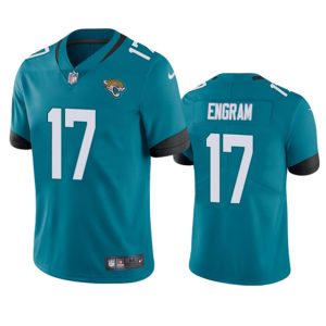 Men Jacksonville Jaguars #17 Evan Engram Teal 2023 Vapor Untouchable Limited Stitched Jersey