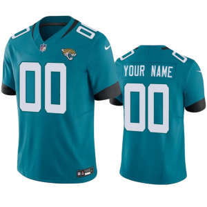 Men Jacksonville Jaguars Active Player Custom Teal 2023 F.U.S.E Vapor Untouchable Limited Stitched Jersey