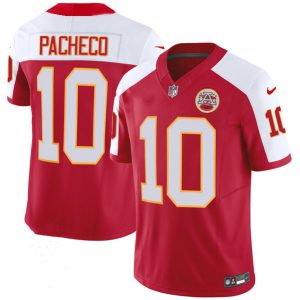 Men Kansas City Chiefs #10 Isiah Pacheco Red/White 2023 F.U.S.E. Vapor Untouchable Limited Football Stitched Jersey