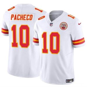 Men Kansas City Chiefs #10 Isiah Pacheco White 2023 F.U.S.E. Vapor Untouchable Limited Football Stitched Jersey