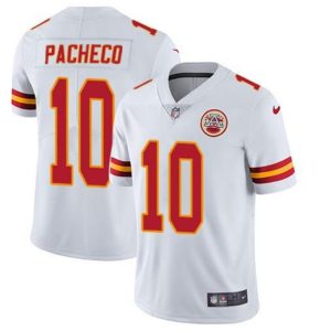 Men Kansas City Chiefs #10 Isiah Pacheco White Vapor Untouchable Limited Stitched Football Jersey