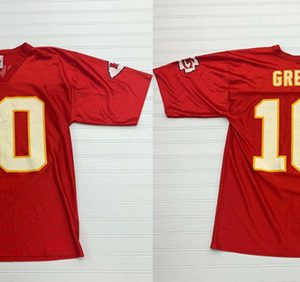 Men Kansas City Chiefs #10 Trent Green Red Stitched Football Jersey