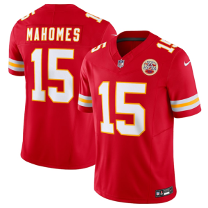 Men Kansas City Chiefs #15 Patrick Mahomes Red 2023 F.U.S.E. Vapor Untouchable Limited Stitched Jersey