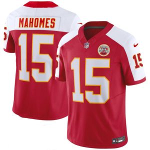 Men Kansas City Chiefs #15 Patrick Mahomes Red/White 2023 F.U.S.E. Vapor Untouchable Limited Football Stitched Jersey