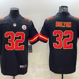 Men Kansas City Chiefs #32 Nick Bolton Black Vapor Untouchable Limited Stitched Football Jersey