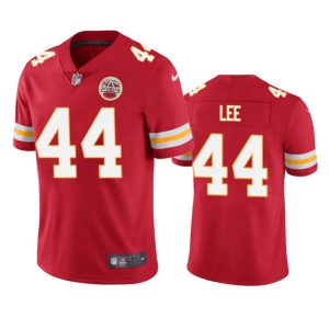 Men Kansas City Chiefs #44 Elijah Lee Red Vapor Untouchable Limited Stitched Jersey