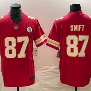 Men Kansas City Chiefs #87 Taylor Swift Red F.U.S.E. Vapor Untouchable Limited Football Stitched Jersey