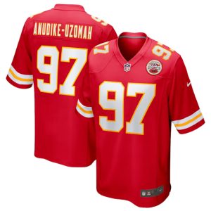 Men Kansas City Chiefs #97 Felix Anudike-Uzomah White Limited Stitched Football Game Jersey