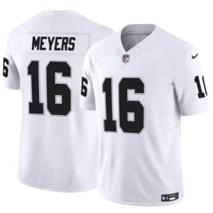 Men Las Vegas Raiders #16 Jakobi Meyers White 2023 F.U.S.E Vapor Untouchable Football Stitched Jersey