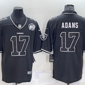 Men Las Vegas Raiders #17 Davante Adams Black Shadow Vapor Limited Stitched Jersey