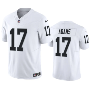 Men Las Vegas Raiders #17 Davante Adams White 2023 F.U.S.E Vapor Untouchable Stitched Football Jersey