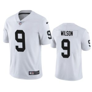 Men Las Vegas Raiders #9 Tyree Wilson White 2023 Draft Vapor Limited Stitched Football Jersey