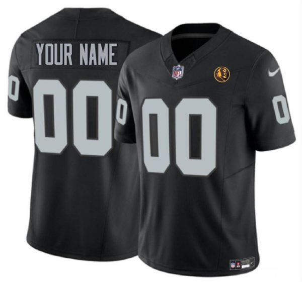 Men Las Vegas Raiders Active Player Custom Black 2023 F.U.S.E. With John Madden Patch Vapor Limited Football Stitched Jersey