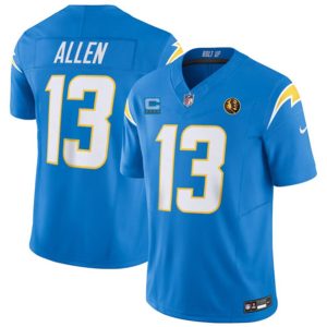 Men Los Angeles Chargers #13 Keenan Allen Light Blue 2023 F.U.S.E. With John Madden Patch Vapor Limited Football Stitched Jersey