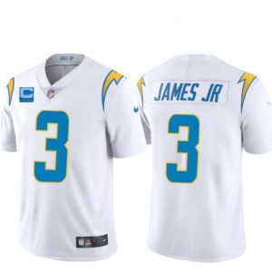 Men Los Angeles Chargers 2022 #3 Derwin James Jr. White With 2-star C Patch Vapor Untouchable Limited Stitched Jersey