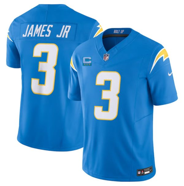 Men Los Angeles Chargers #3 Derwin James Jr. Light Blue 2023 F.U.S.E. With 3-Star C Patch Vapor Untouchable Limited Football Stitched Jersey