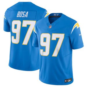 Men Los Angeles Chargers #97 Joey Bosa Blue 2023 F.U.S.E. Vapor Untouchable Limited Stitched Jersey