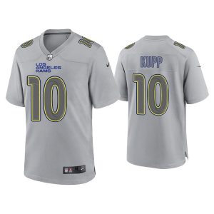 Men Los Angeles Rams #10 Cooper Kupp Gray Atmosphere Fashion Stitched Game Jersey