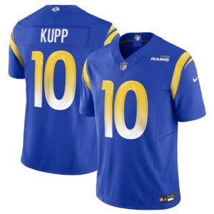 Men Los Angeles Rams #10 Cooper Kupp Royal 2023 F.U.S.E. Vapor Untouchable Limited Stitched Jersey