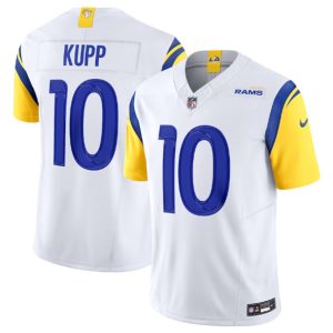 Men Los Angeles Rams #10 Cooper Kupp White 2023 F.U.S.E. Vapor Untouchable Limited Stitched Jersey