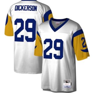 Men Los Angeles Rams #29 Eric Dickerson White 1984 Stitched Jersey