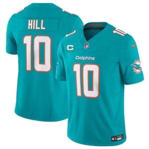 Men Miami Dolphins #10 Tyreek Hill Aqua 2023 F.U.S.E With 2-Star C Patch Vapor Limited Football Stitched Jersey