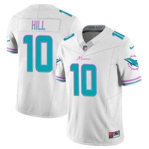 Men Miami Dolphins #10 Tyreek Hill White 2023 F.U.S.E Alternate Vapor Limited Football Stitched Jersey