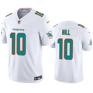 Men Miami Dolphins #10 Tyreek Hill White 2023 F.U.S.E Vapor Limited Stitched Football Jersey