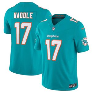 Men Miami Dolphins Active Player Custom Aqua 2023 F.U.S.E Vapor Limited Stitched Football Jersey