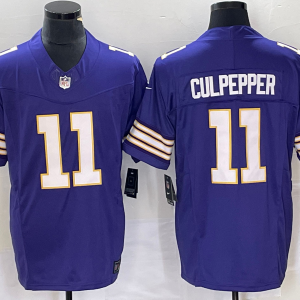 Men Minnesota Vikings #11 Daunte Culpepper Purple 2023 F.U.S.E. Vapor Untouchable Limited Stitched Jersey