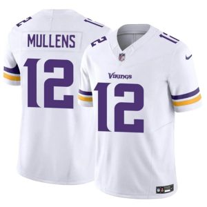 Men Minnesota Vikings #12 Nick Mullens White 2023 F.U.S.E. Vapor Untouchable Limited Football Stitched Jersey