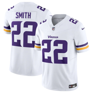 Men Minnesota Vikings #22 Harrison Smith White 2023 F.U.S.E. Vapor Untouchable Stitched Jersey