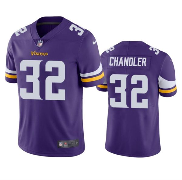 Men Minnesota Vikings #32 Ty Chandler Purple 2023 F.U.S.E. Vapor Untouchable Limited Football Stitched Jersey