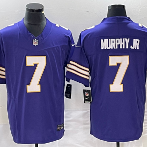 Men Minnesota Vikings #7 Byron Murphy Jr. Purple 2023 F.U.S.E. Vapor Untouchable Limited Stitched Jersey