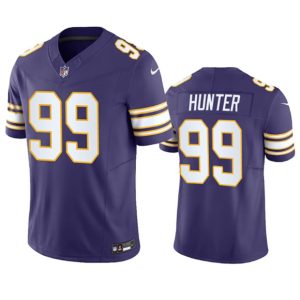 Men Minnesota Vikings #99 Danielle Hunter Purple 2023 F.U.S.E. Vapor Untouchable Stitched Jersey