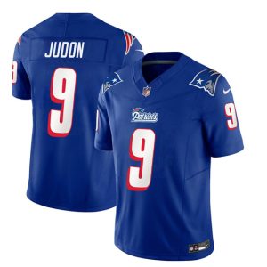 Men New England Patriots #9 Matthew Judon Blue 2023 F.U.S.E. Vapor Limited Football Stitched Jersey