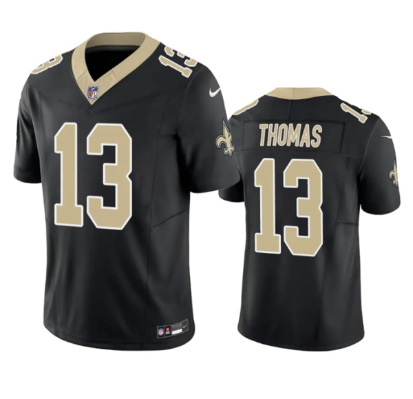 Men New Orleans Saints #13 Michael Thomas Black 2023 F.U.S.E. Vapor Untouchable Limited Stitched Jersey