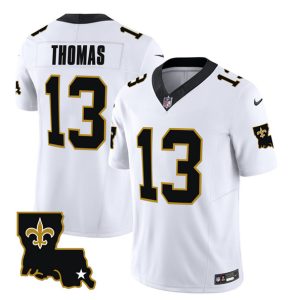 Men New Orleans Saints #13 Michael Thomas White 2023 F.U.S.E. 1987 Legacy Vapor Stitched Jersey