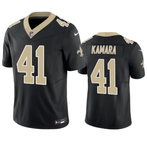 Men New Orleans Saints #41 Alvin Kamara Black 2023 F.U.S.E. Vapor Untouchable Limited Stitched Jersey