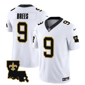 Men New Orleans Saints #9 Drew Brees White 2023 F.U.S.E. 1987 Legacy Vapor Stitched Jersey