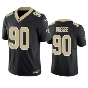 Men New Orleans Saints #90 Bryan Bresee Black 2023 F.U.S.E. Vapor Untouchable Limited Football Stitched Jersey