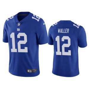 Men New York Giants #12 Darren Waller Blue Vapor Untouchable Limited Stitched Jersey