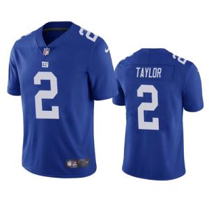 Men New York Giants #2 Tyrod Taylor Royal Vapor Untouchable Limited Stitched Jersey