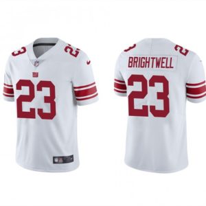 Men New York Giants #23 Gary Brightwell White Vapor Untouchable Limited Stitched Jersey