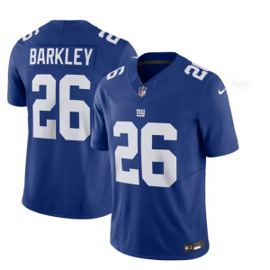 Men New York Giants #26 Saquon Barkley Blue 2023 F.U.S.E. Vapor Untouchable Limited Stitched Jersey