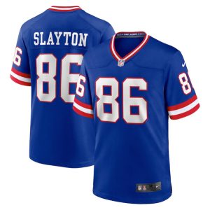 Men New York Giants #86 Darius Slayton Royal Stitched Game Jersey