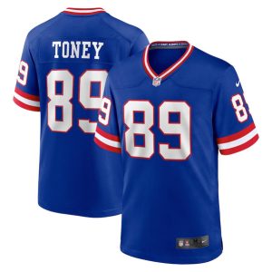 Men New York Giants #89 Kadarius Toney Royal Stitched Game Jersey