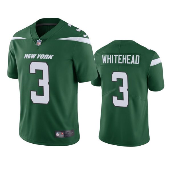 Men New York Jets #3 Jordan Whitehead Green Vapor Untouchable Limited Stitched Jersey